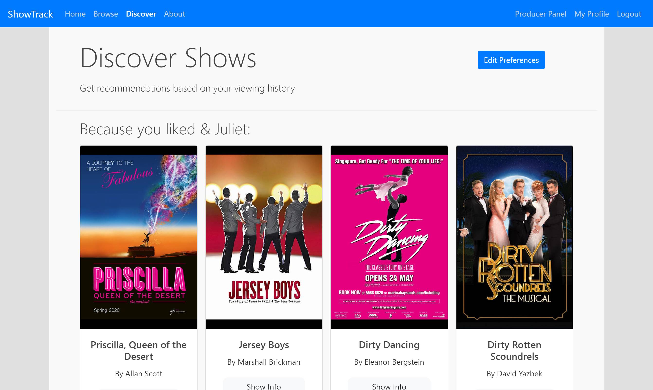 Screenshot of App inside a laptop